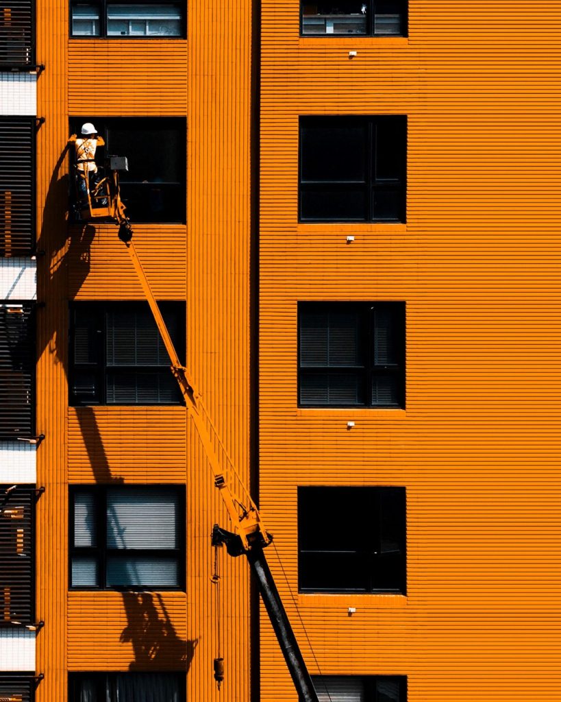 Trabajos de altura en rehabilitación de edificios